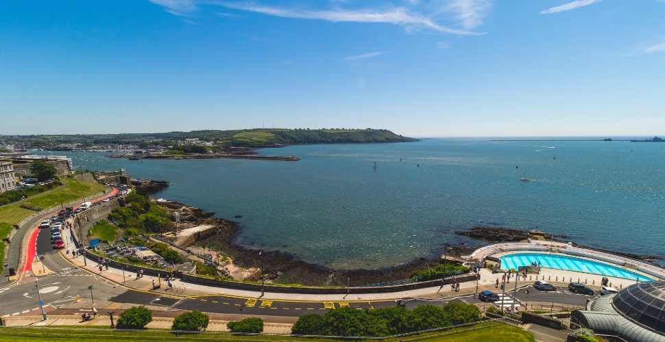 Looking out over Plymouth Sound